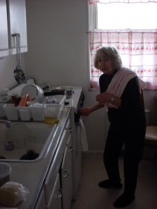 Grandma in the kitchen